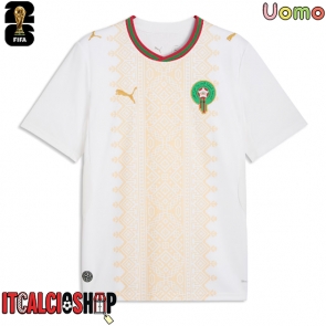 Marocco Seconda Maglia Mondiali 2026 Manica Corta